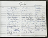 PATTERSON, FLOYD-BRIAN LONDON AUTOGRAPHED GUEST BOOK (1959-FLEISCHER, CANNON, WARD, DUNPHY)
