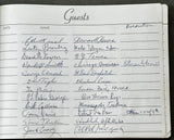 PATTERSON, FLOYD-BRIAN LONDON AUTOGRAPHED GUEST BOOK (1959-FLEISCHER, CANNON, WARD, DUNPHY)