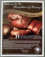 2010 BOXING HALL OF FAME PROGRAM (SIGNED BY DANNY "LITTLE RED" LOPEZ)