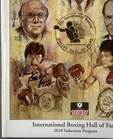 2010 BOXING HALL OF FAME PROGRAM (SIGNED BY DANNY "LITTLE RED" LOPEZ)