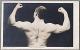 HACKENSCHMIDT, GEORGE REAL PHOTO POSTCARD (1904)