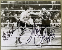 HAGLER, MARVELOUS MARVIN & VITO ANTUOFERMO SIGNED PHOTO