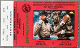 HAGLER, MARVIN-ROBERTO DURAN ORIGINAL ON SITE STUBLESS TICKET (1984)