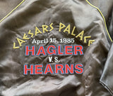 HAGLER, MARVELOUS MARVIN-THOMAS HEARNS SOUVENIR JACKET (1985)