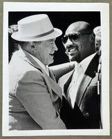 HAGLER, MARVELOUS MARVIN & BOB HOPE ORIGINAL PHOTO (1985)