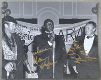 HAGLER, MARVELOUS MARVIN & TONY SIBSON SIGNED PHOTO