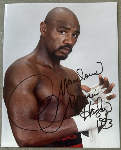 HAGLER, MARVIN SIGNED PHOTO