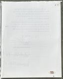 HAGLER, MARVIN-MUSTAFA HAMSHO CHAMPIONSHIP BOUT AGREEMENT (1984-SIGNED BY HAGLER-PSA/DNA)