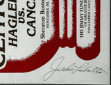 HAGLER, MARVIN VS. CANCER SIGNED BENEFIT PROGRAM (1984-HAGLER, LAMOTTA, MANCINI)