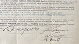 TIPMAN, JOE SIGNED FIGHT CONTRACT (1916-AL BRITT-KID WHITTEN FIGHT)