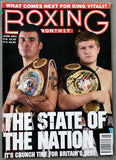 CALZAGHE, JOE & RICKY HATTON SIGNED BOXING MONTHLY (2004-JSA)