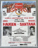 HAUGEN, GREG-MIGUEL SANTANA ON SITE POSTER (1988)