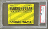 HEARNS, THOMAS-ROBERTO DURAN CREDENTIAL (1984-PSA/DNA EX-MT 6)