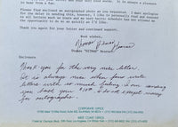 HEARNS, THOMAS SIGNED LETTER (1990)