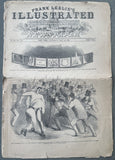 HEENAN, JOHN-TOM SAYERS FRANK LESLIE'S ILLUSTRATED COMPLETE NEWSPAPER (1860)