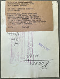 HEENEY, TOM & WILL ROGERS ORIGINAL TYPE 1 WIRE PHOTO (1928-BEFFORE TUNNEY FIGHT)