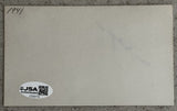 HEGAN, JIM SIGNED INDEX CARD (JSA)