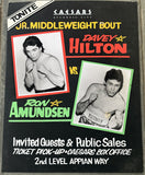 HILTON, DAVEY-RON AMUNDSEN ON SITE LOBBY POSTER (1988)