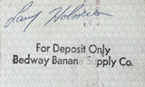 ALI, MUHAMMAD & LARRY HOLMES SIGNED TRAINING CAMP CHECK (1974-PSA/DNA)