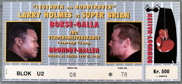 HOLMES, LARRY-BRIAN NIELSEN ON SITE FULL TICKET (1997)