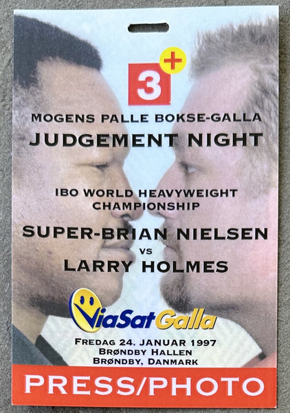 HOLMES, LARRY-BRIAN NIELSEN PRESS CREDENTIAL (1997)