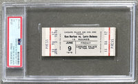 HOLMES, LARRY-KEN NORTON ON SITE STUBLESS TICKET (1978-PSA/DNA VG 3)