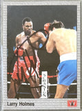 HOLMES, LARRY SIGNED AW BOXING HALL OF FAME CARD (1991)