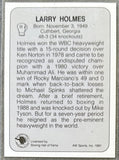 HOLMES, LARRY SIGNED AW BOXING HALL OF FAME CARD (1991)
