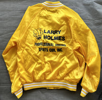 HOLMES, LARRY PROFESSIONAL BOXING SOUVENIR JACKET