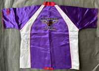 HOLYFIELD, EVANDER FIGHT USEWD CORNERMAN JACKET (1998-BEAN FIGHT-HALLMARK LOA)