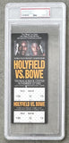 HOLYFIELD, EVANDER-RIDDICK BOWE I FULL TICKET (1992-PSA/DNA NM 7 (MK))