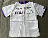 HOLYFIELD, EVANDER FIGHT WORN CORNERMAN JACKET (1996-CZYZ FIGHT-HALLMARK LOA)