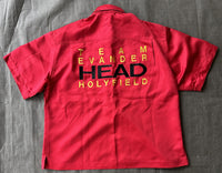 HOLYFIELD, EVANDER FIGHT WORN CORNER JACKET (1994-MOORER I FIGHT-HALLMARK LOA)