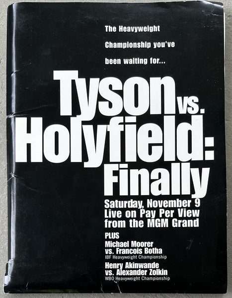 TYSON, MIKE-EVANDER HOLYFIELD I PRESS KIT (1996)