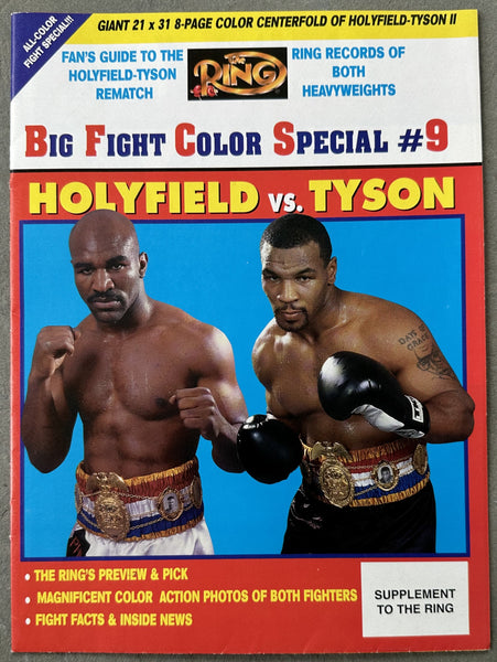 HOLYFIELD, EVANDER-MIKE TYSON II SUPPLEMENT PROGRAM TO THE RING (1997)
