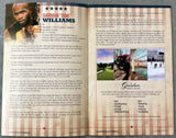 HOLYFIELD, EVANDER-SHERMAN "TANK" WILLIAMS OFFICIAL PROGRAM (2011)