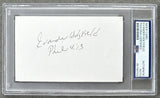 HOLYFIELD, EVANDER VINTAGE SIGNED INDEX CARD (PSA/DNA)