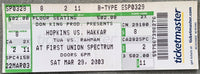 RAHMAN, HASIM-DAVID TUA II & BERNARD HOPKINS-MORRADE HAKKAR ON SITE FULL TICKET (2003)