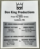 HOPKINS, BERNARD-SEGUNDO MERCADO OFFICIAL PROGRAM (1995)