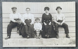 HYLAND, "FIGHTING" DICK & FAMILY REAL PHOTO POSTCARD