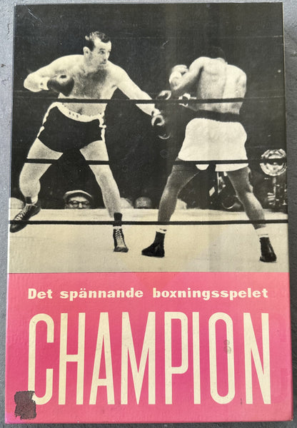 JOHANSSON, INGEMAR CHAMPION SWEDISH BOARD GAME (CIRCA 1959)