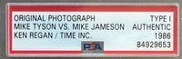 TYSON, MIKE-MIKE JAMESON ORIGINAL PHOTO (1986-PSA/DNA)