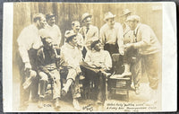 JEFFRIES, JAMES J. TRAINING CAMP REAL PHOTO POSTCARD (MAY 2010)