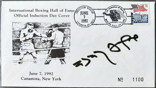 JOFRE, EDER SIGNED BOXING HALL OF FAME FIRST DAY ENVELOPE (1992)