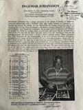 JOHANSSON, INGEMAR SIGNED BOXING GLOVE (STINSON LOA)