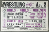 JOHNSON, LORRAINE & BETTY JO HAWKINS VS. JOYCE FORD & VIOLET VIANN ON SITE POSTER (1954)
