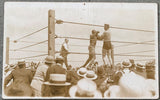 JOHNSON, JACK-JESS WILLARD REAL PHOTO POSTCARD (1915)