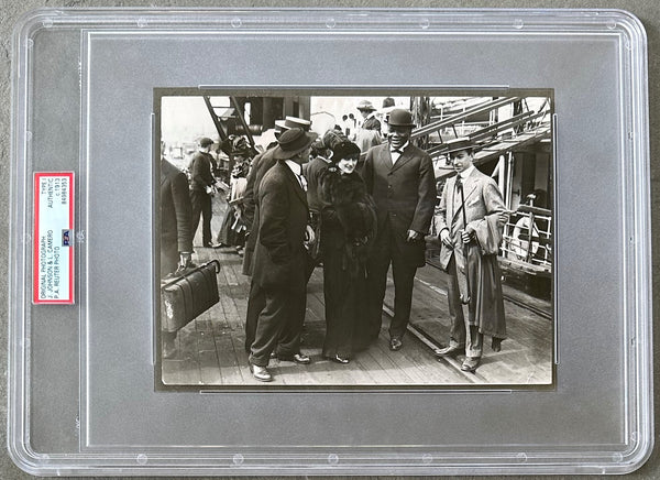 JOHNSON, JACK & LUCILLE CAMERON ORIGINAL TYPE 1 PHOTOGRAPH (1913)