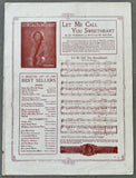 JOHNSON, JACK "DOWN IN MELODY LANE" RARE SHEET MUSIC (1911)
