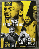 JONES, JON-OVINCE SAINT PREUX SOUVENIR POSTER (